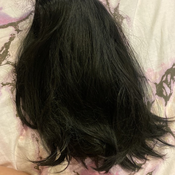 Medium length straight bob wig NO bangs - Picture 7 of 7